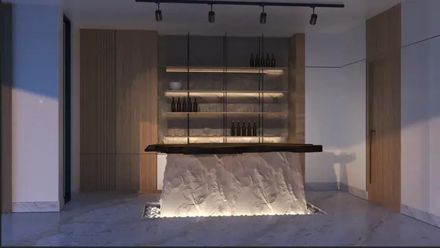 Finished interior by AMJD