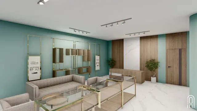 3D design of an interior